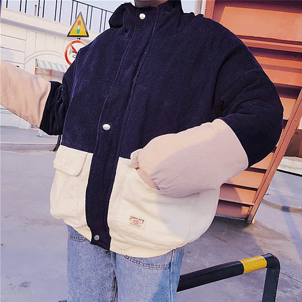 90s Kids Corduroy Hooded Jacket - Vedlit