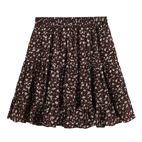 Cottage Calling Floral Skirt - Vedlit