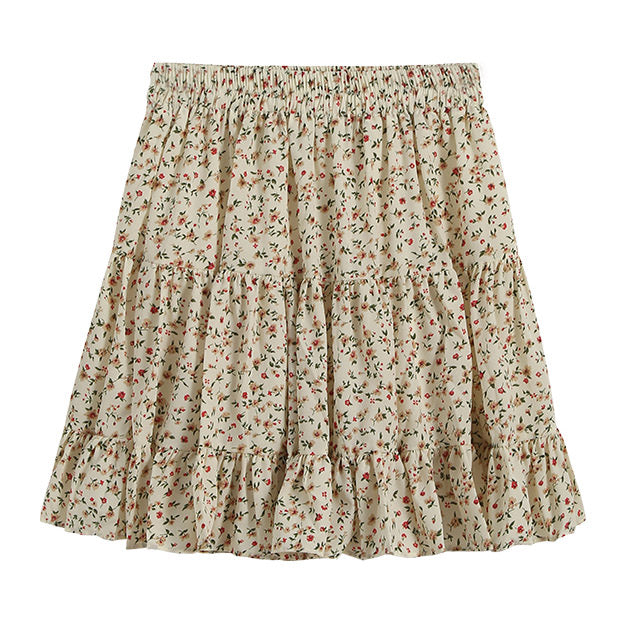 Cottage Calling Floral Skirt - Vedlit