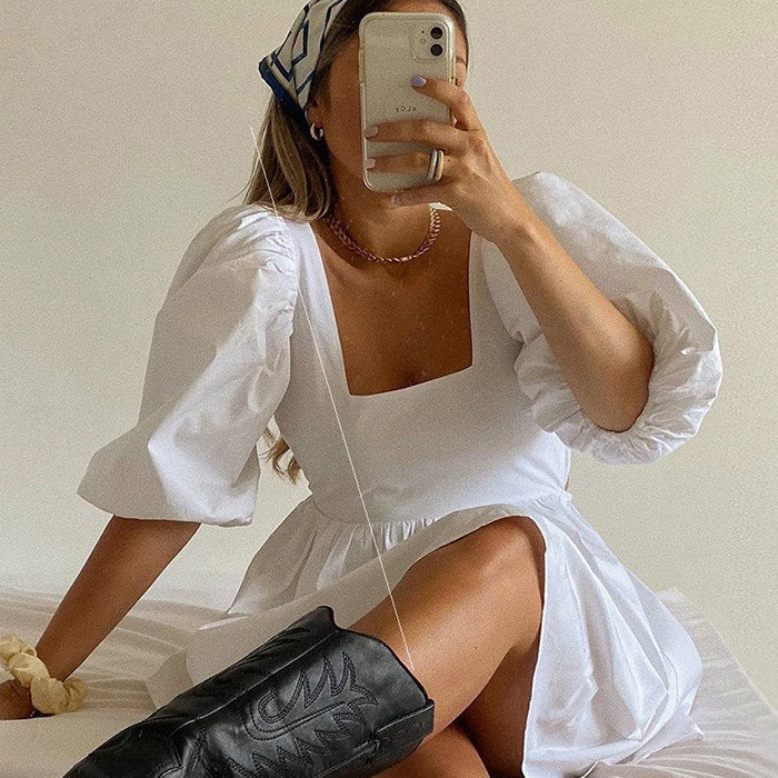 Cottage Calling Mini Dress - Vedlit