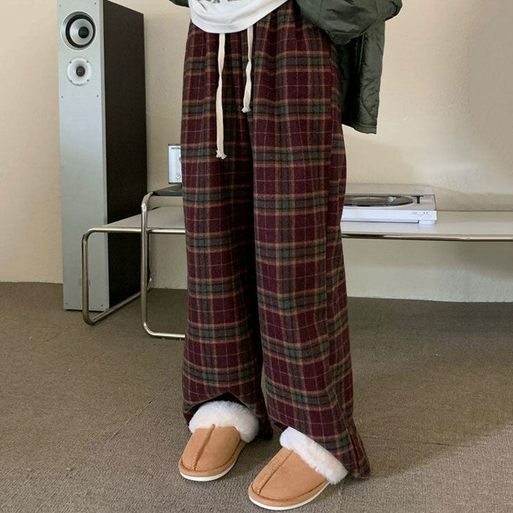 Cozy Up Plaid Pants - Vedlit
