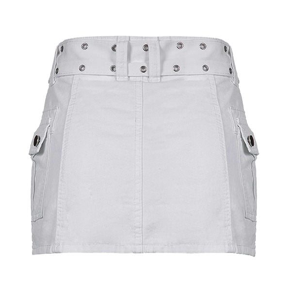 Crime Time Y2K Mini Skirt - Vedlit