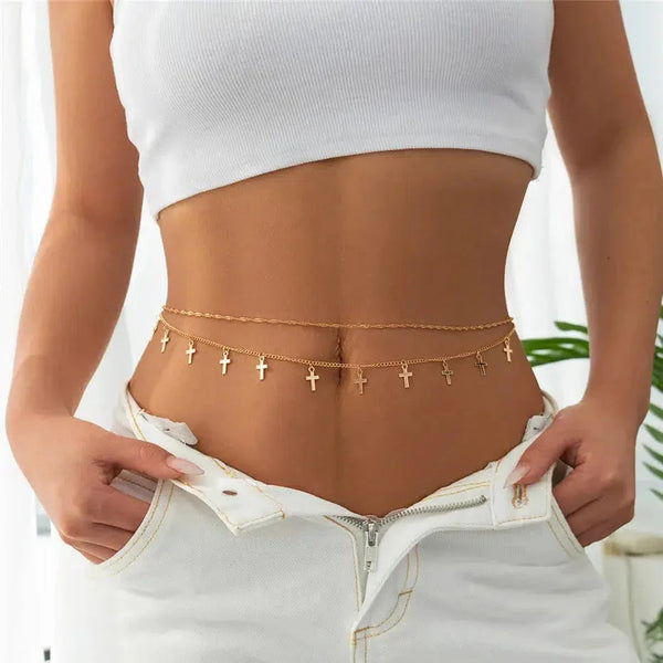 Cross Belly Chain - Vedlit