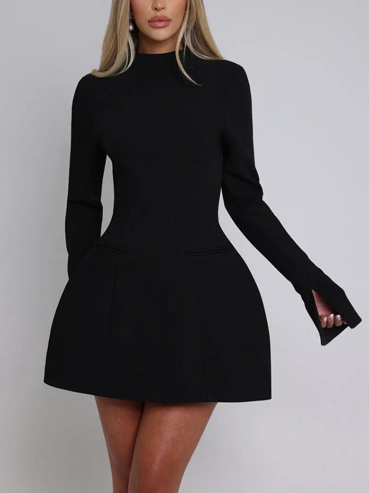Cut Out Open Back Mini Dress - Vedlit