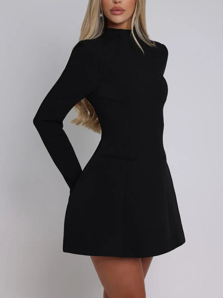 Cut Out Open Back Mini Dress - Vedlit