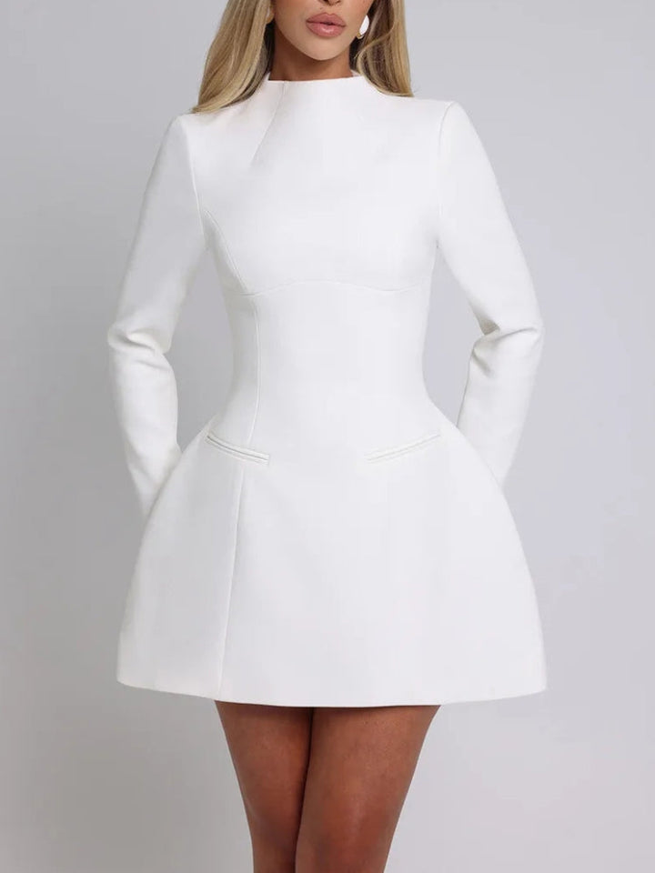 Cut Out Open Back Mini Dress - Vedlit