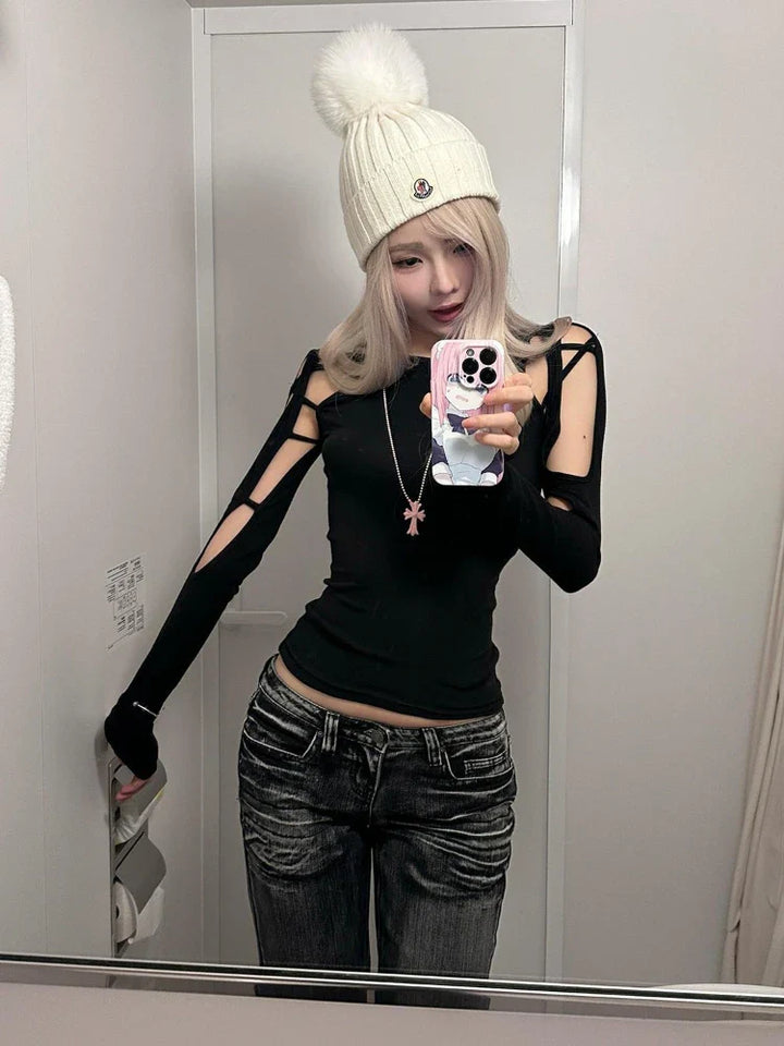 Cyberpunk Cut Out Top - Vedlit