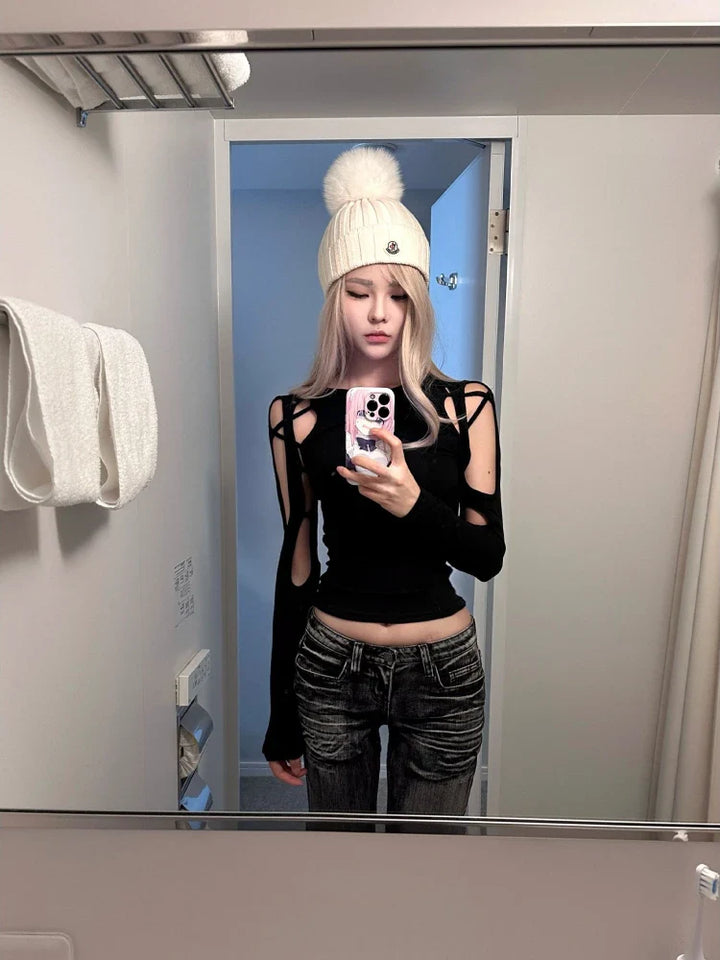Cyberpunk Cut Out Top - Vedlit