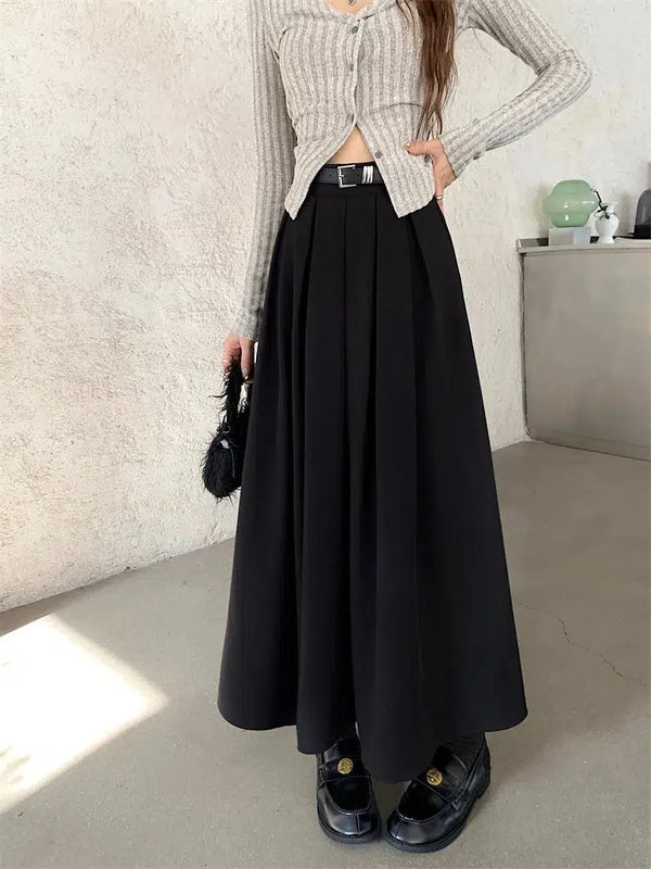 Dark Academia Midi Skirt - Vedlit