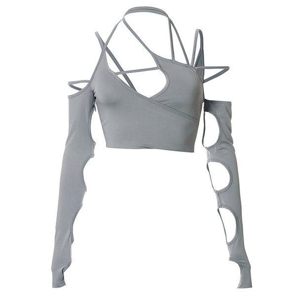 E-girl Aesthetic Cut Out Top - Vedlit