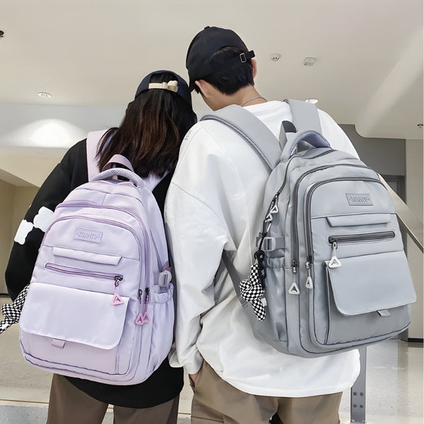 Extra Pockets Large School Backpack - Vedlit