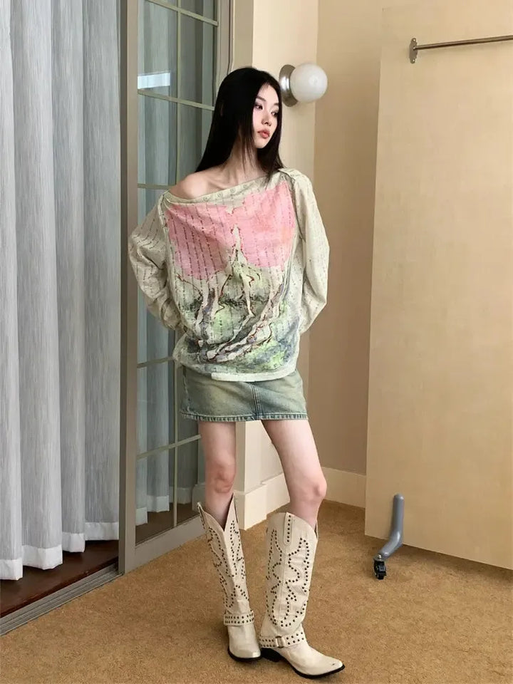 Fairycore One Shoulder Top - Vedlit