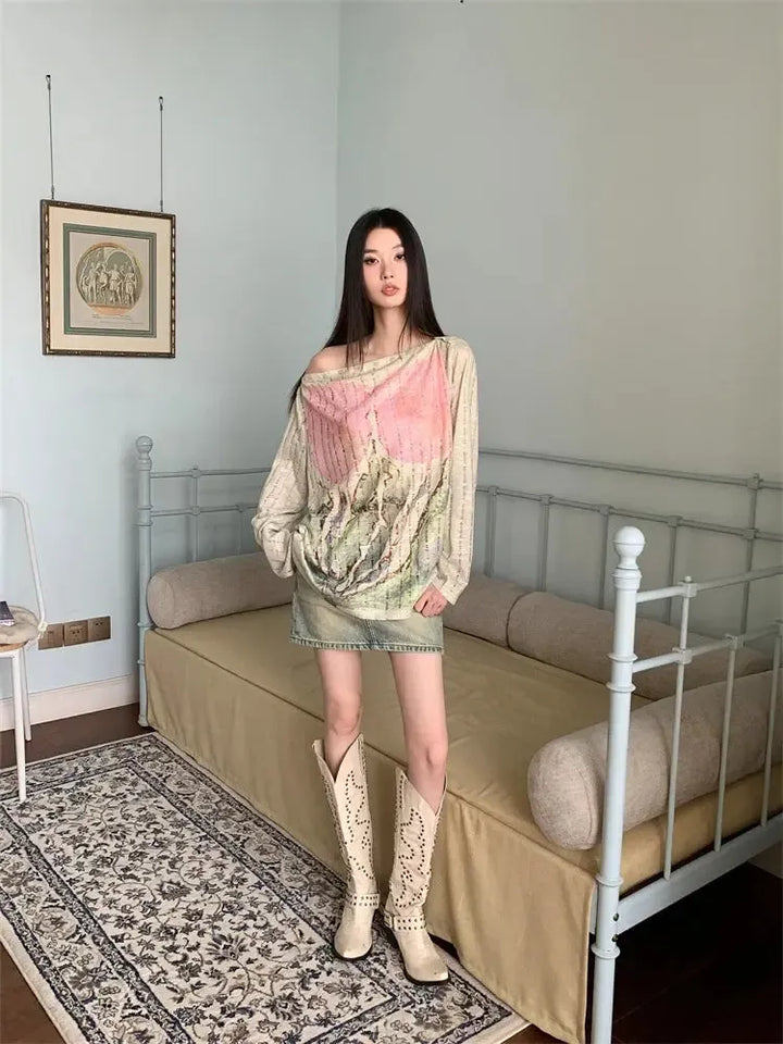 Fairycore One Shoulder Top - Vedlit