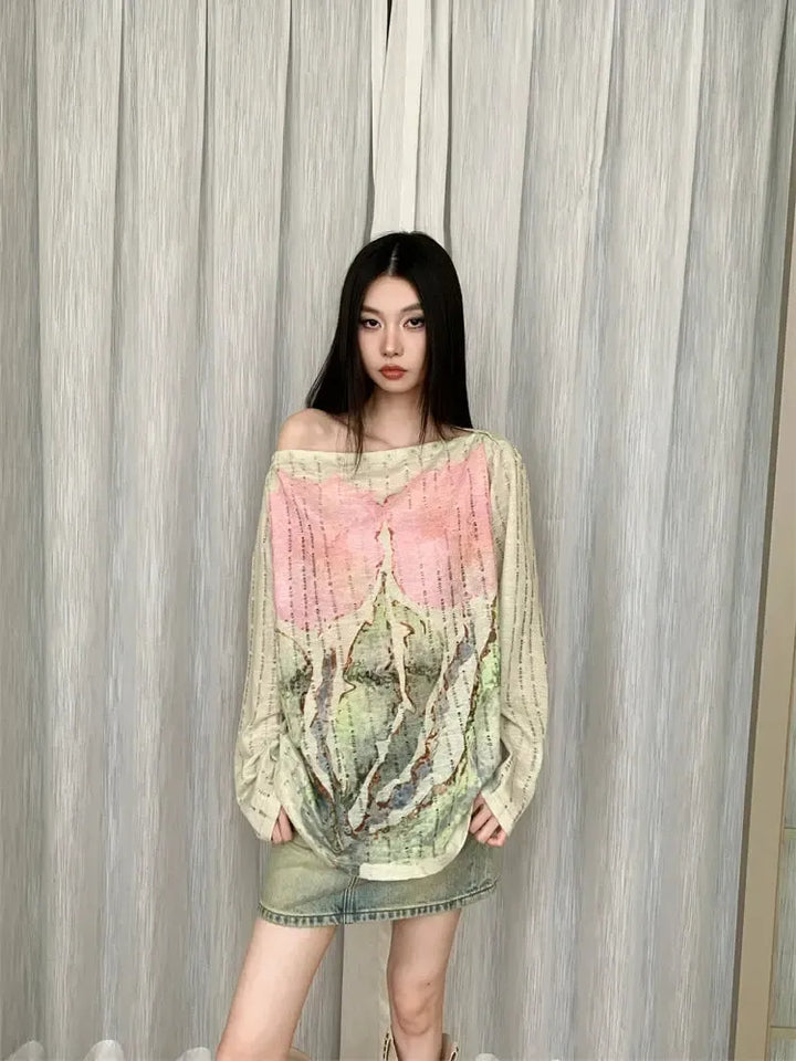Fairycore One Shoulder Top - Vedlit