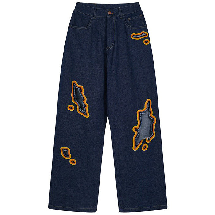 Feel The Burn Cut-Out Jeans - Vedlit