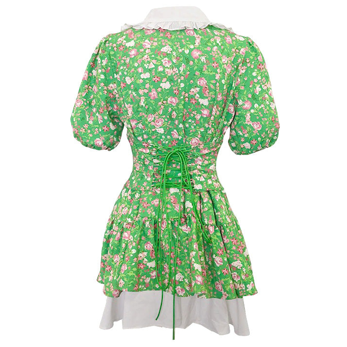 Forbidden Garden Collar Dress - Vedlit