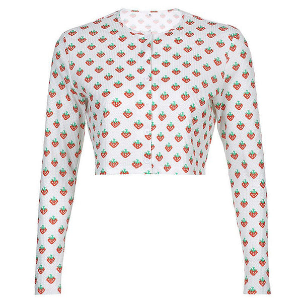 Foreva Strawberry Fields Cardigan - Vedlit