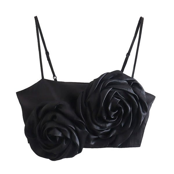 French Rose Satin Top - Vedlit