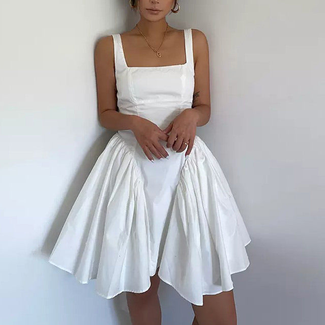 Garden Of Envy Back-Tie Milkmaid Dress - Vedlit