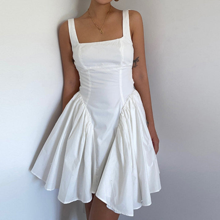 Garden Of Envy Back-Tie Milkmaid Dress - Vedlit