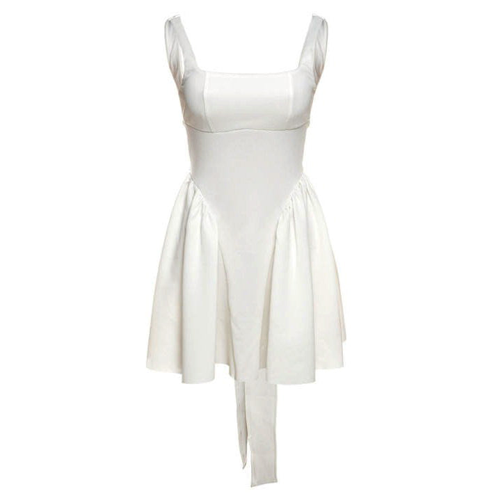 Garden Of Envy Back-Tie Milkmaid Dress - Vedlit