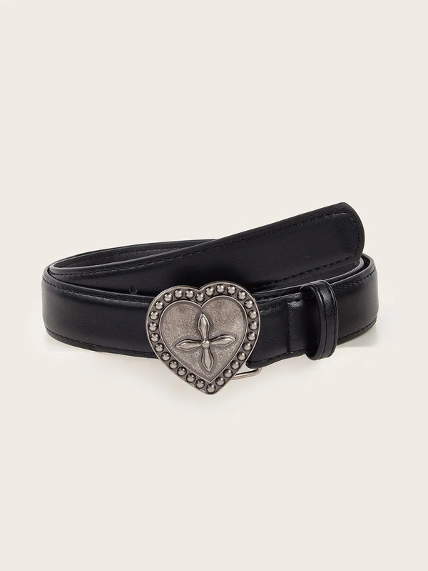 Goth Heart & Cross Belt - Vedlit