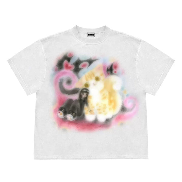 Graffiti Dreams Cat Shirt - Vedlit