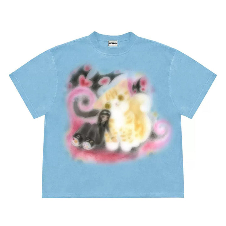 Graffiti Dreams Cat Shirt - Vedlit