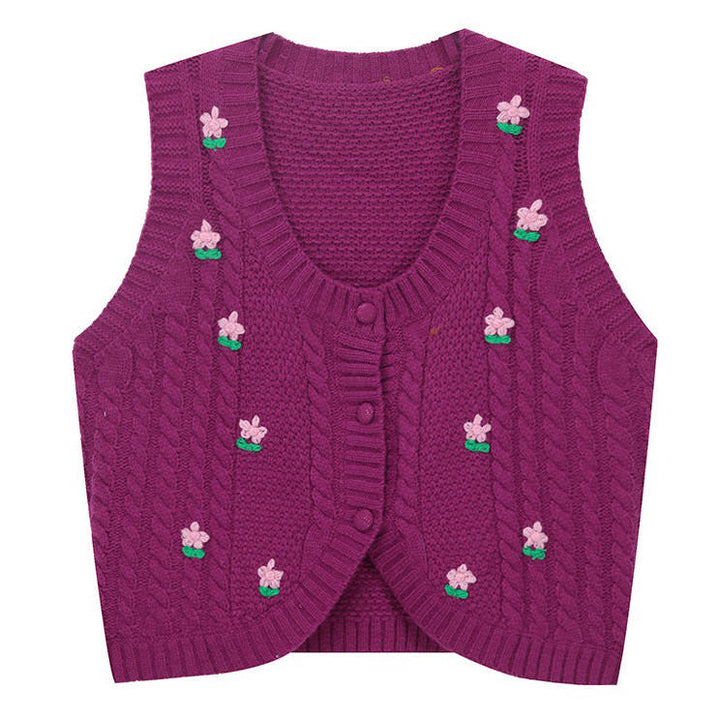 Grandmacore Knit Vest - Vedlit