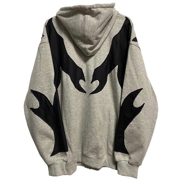 Grey Skeleton Hoodie - Vedlit