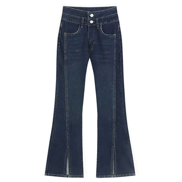 Grunge Aesthetic Flare Jeans - Vedlit