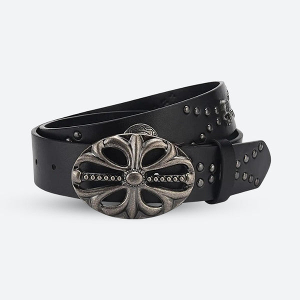 Grunge Cross Buckle Belt - Vedlit