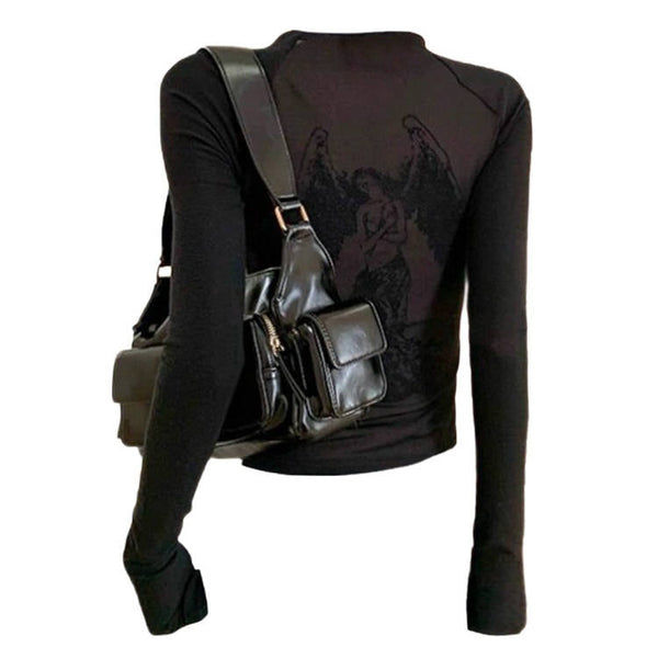 Grunge Angel Back Top - Vedlit