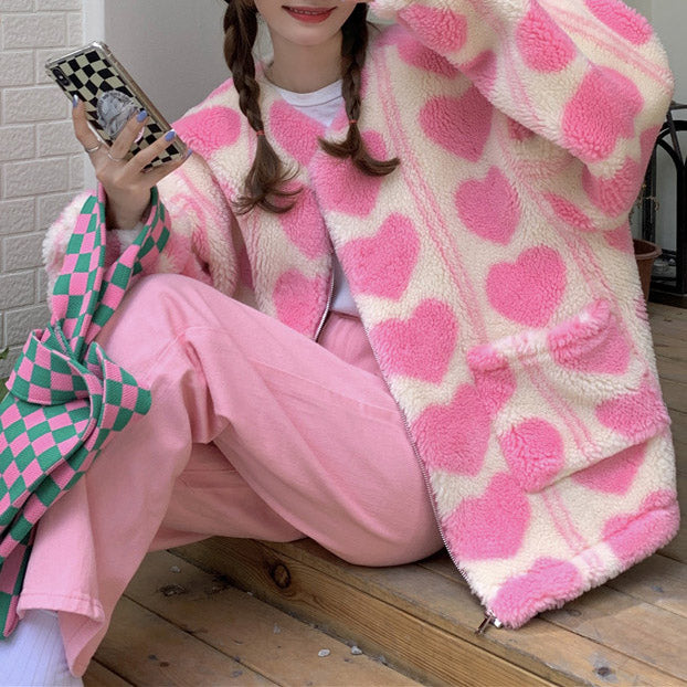 Heart Stealer Zip Up Jacket - Vedlit