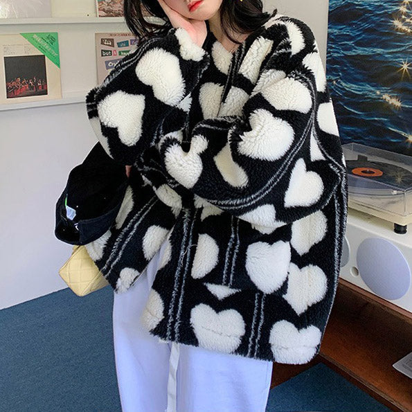 Heart Stealer Zip Up Jacket - Vedlit