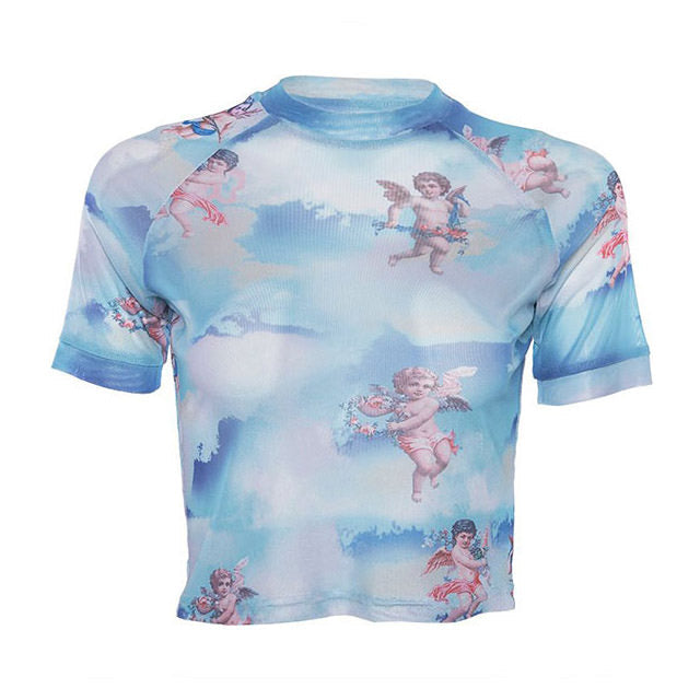 Heavenly Mesh Mini Tee - Vedlit