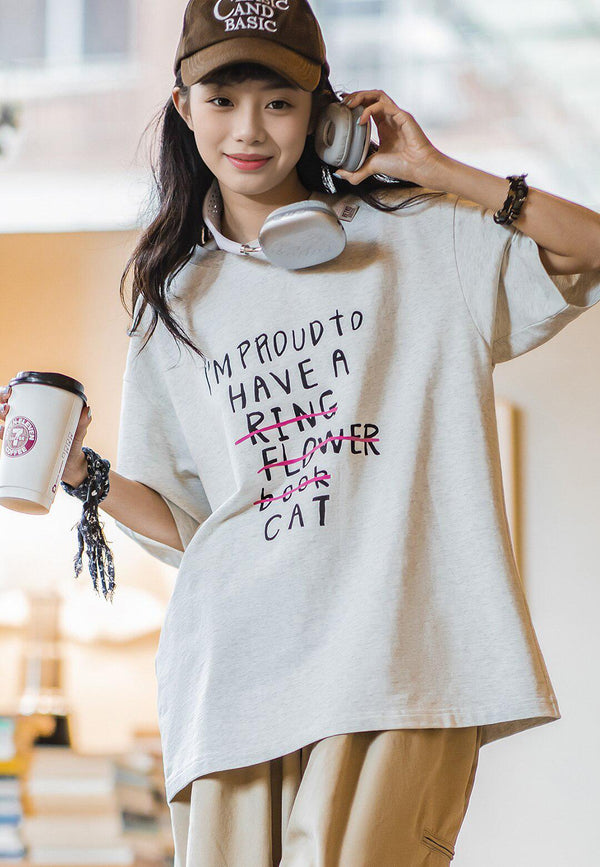 I'm Proud To Have A Cat Tee - Vedlit