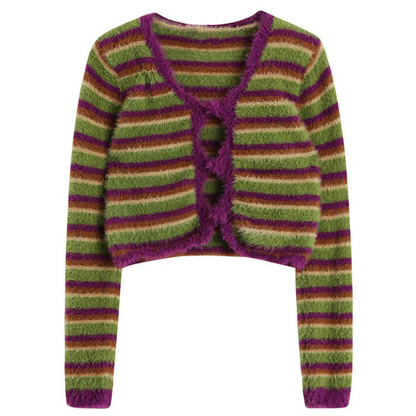 Indie Kid Fuzzy Cardigan - Vedlit