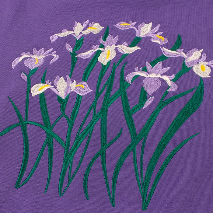 Iris Embroidery Sweatshirt - Vedlit