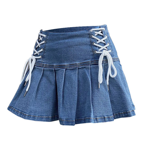 It's All Love Denim Skirt - Vedlit