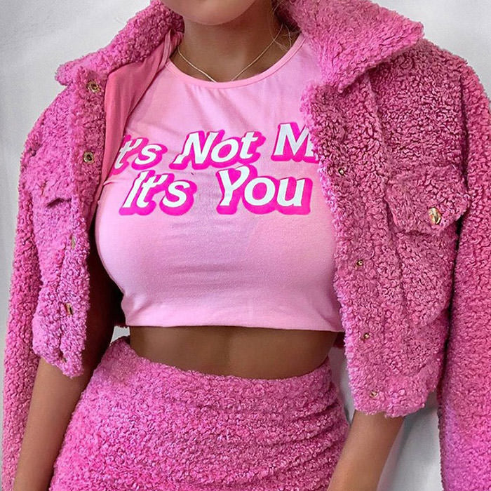 It's You Cropped Tee - Vedlit