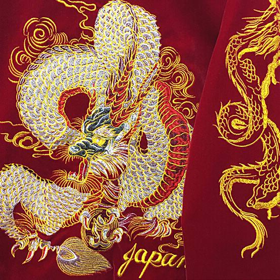 Japanese Dragon Bomber Jacket - Vedlit