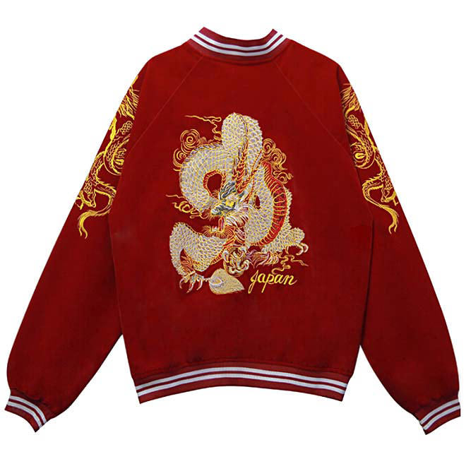 Japanese Dragon Bomber Jacket - Vedlit