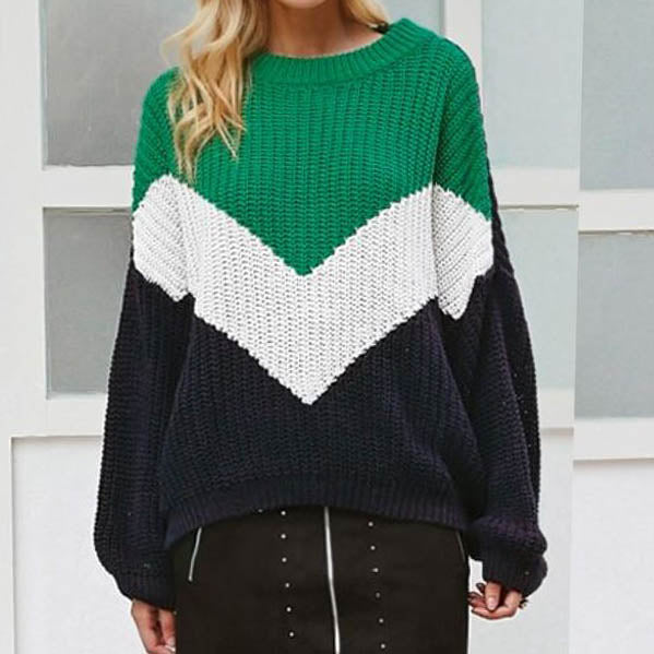 Jumper in Block Stripe - Vedlit
