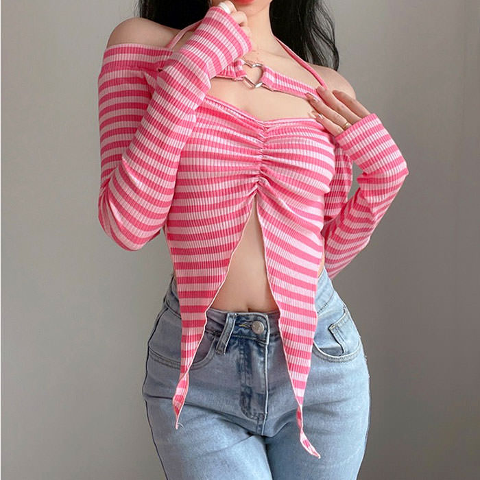 Like It's 2007 Striped Top - Vedlit