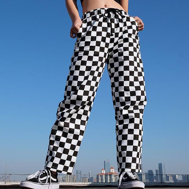 Lydia Checkered Pants - Vedlit