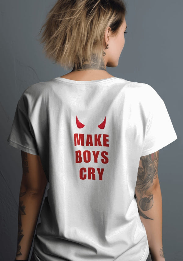 Make Boys Cry Tee - Vedlit