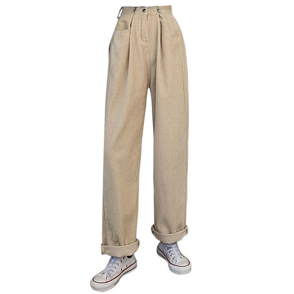 Minimalist Outfit Cord Pants - Vedlit