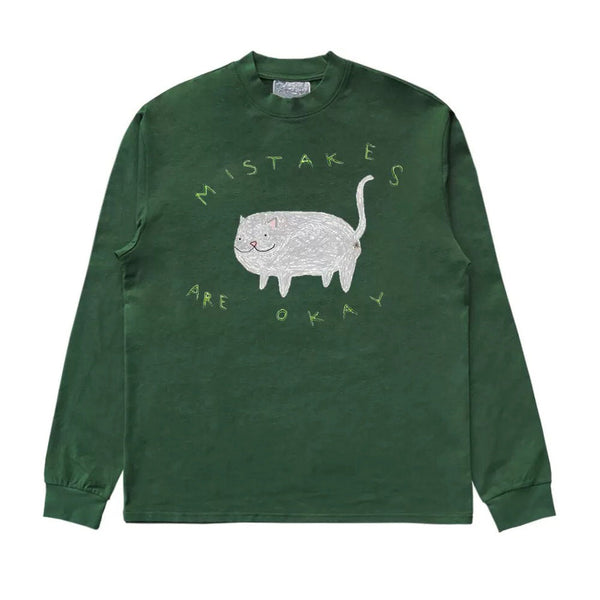 Mistakes Are Okay Fat Cat Sweatshirt - Vedlit