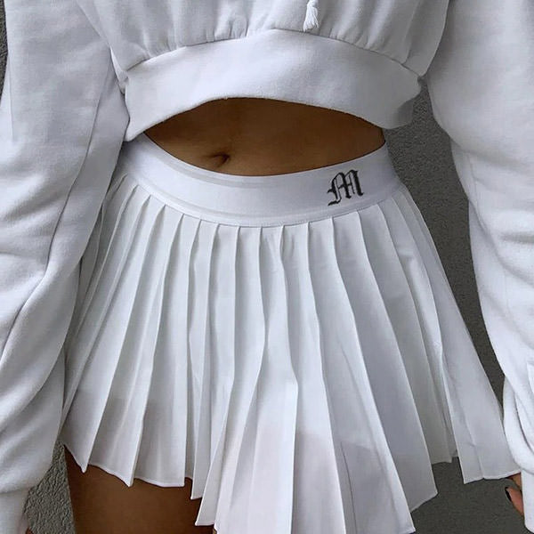 Naughty List Pleated Skirt - Vedlit